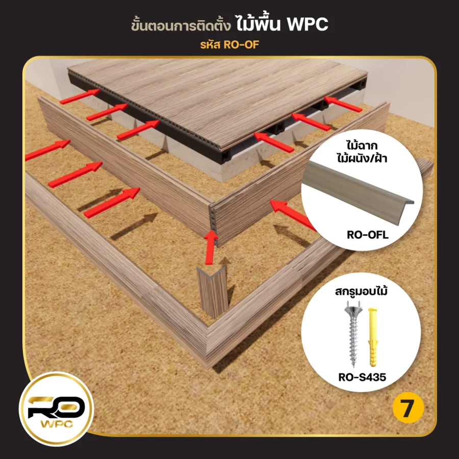ขั้นที่ 7 — ไม้พื้น WPC
