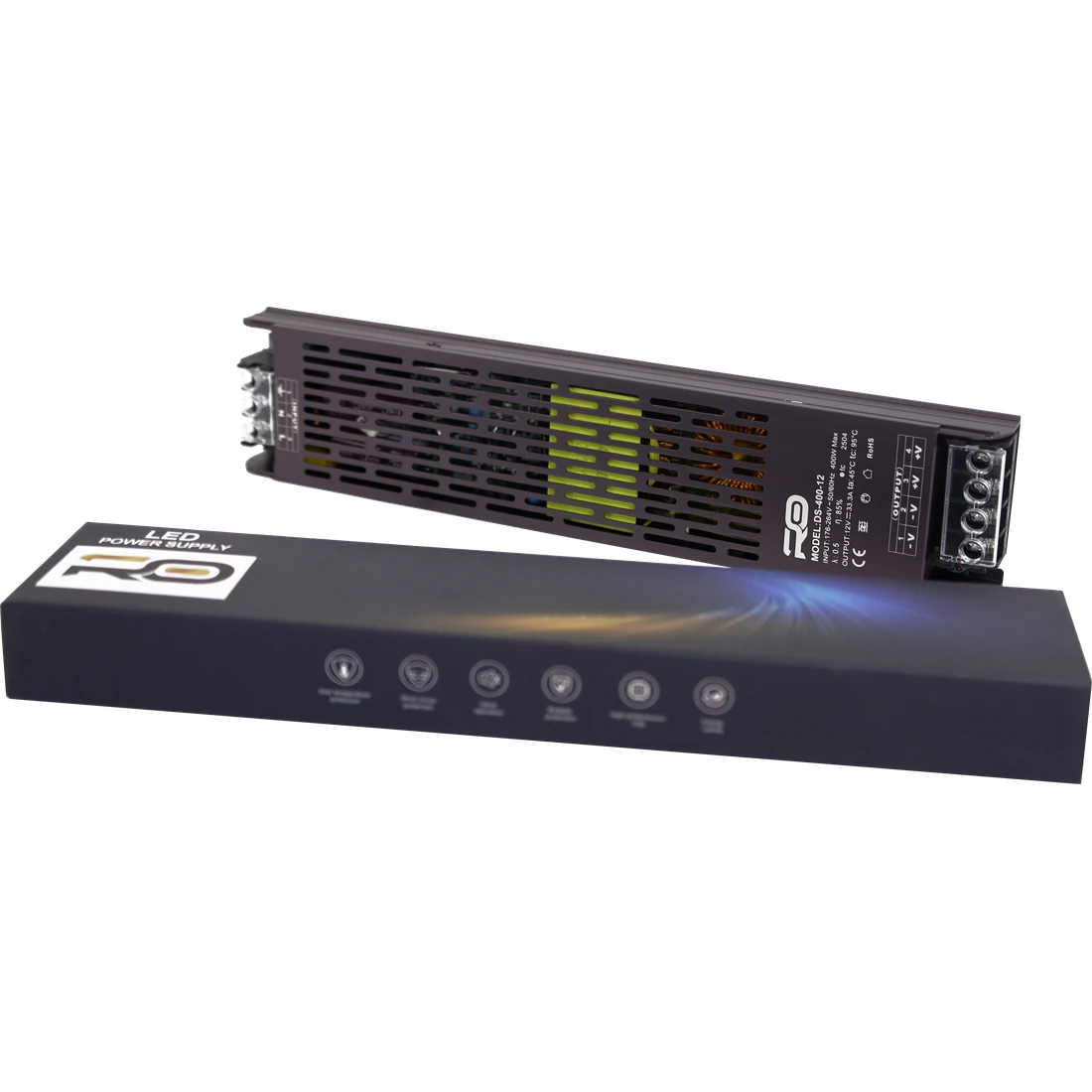 ตัวแปลงไฟสำหรับไฟริบบิ้น LED รหัส RO-LED-PSU