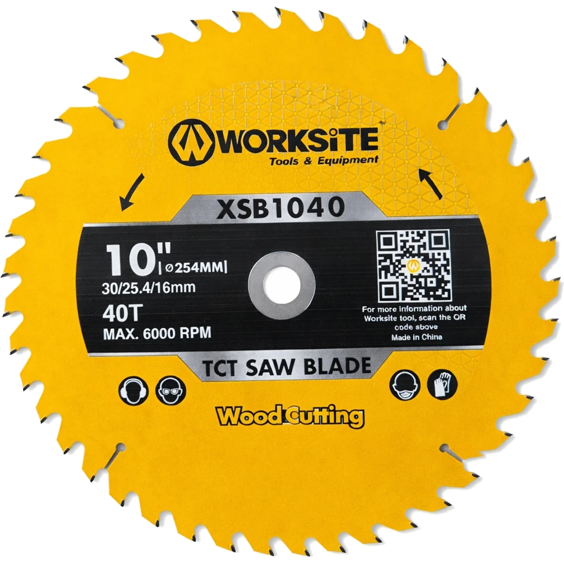 ใบตัดไม้ 10 นิ้ว 40 ฟัน รุ่น XSB1040 รหัส RO-XSB1040
