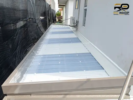 หลังคา RO uPVC — รูปหน้างานจริงรูปที่ 2